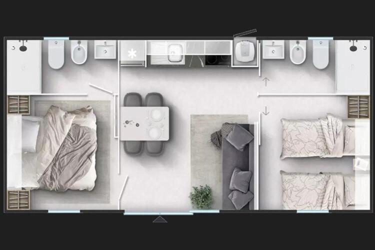 Premium Mobile Home In Новаля Екстериор снимка